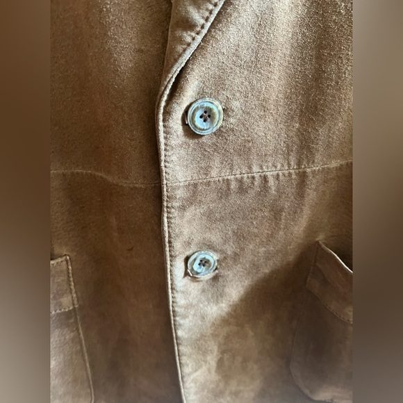 Vintage mcgregor leather coat Mens Sz 40 long - Picture 3 of 10